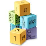 Colorful Foam Number Representation Dice