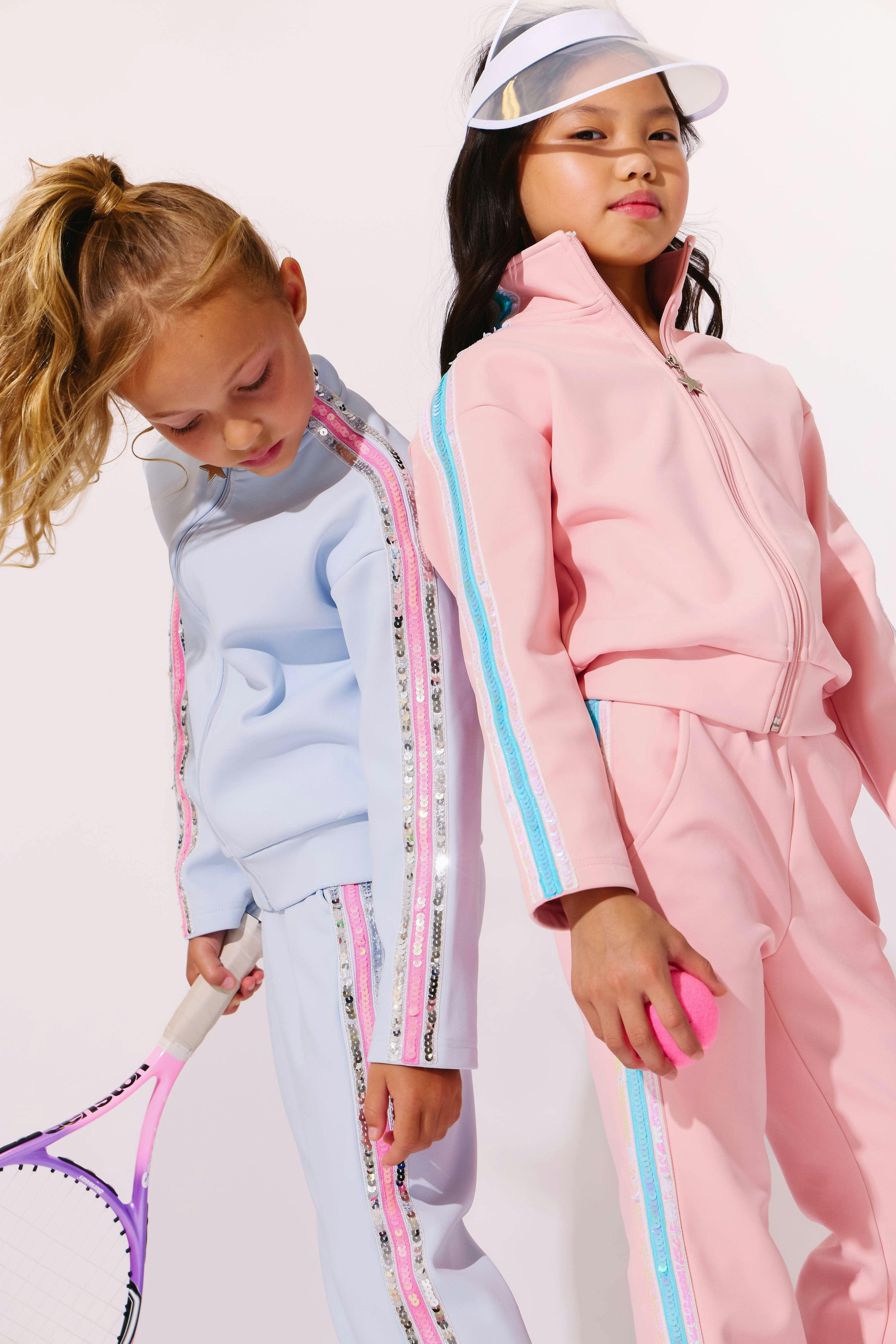 Rainbow Stripe Soft Scuba Tracksuit