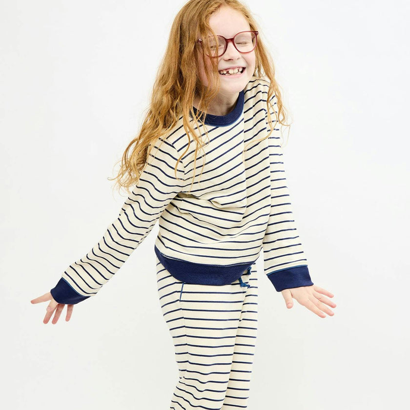 Remy Sweatshirt, Navy French Stripe