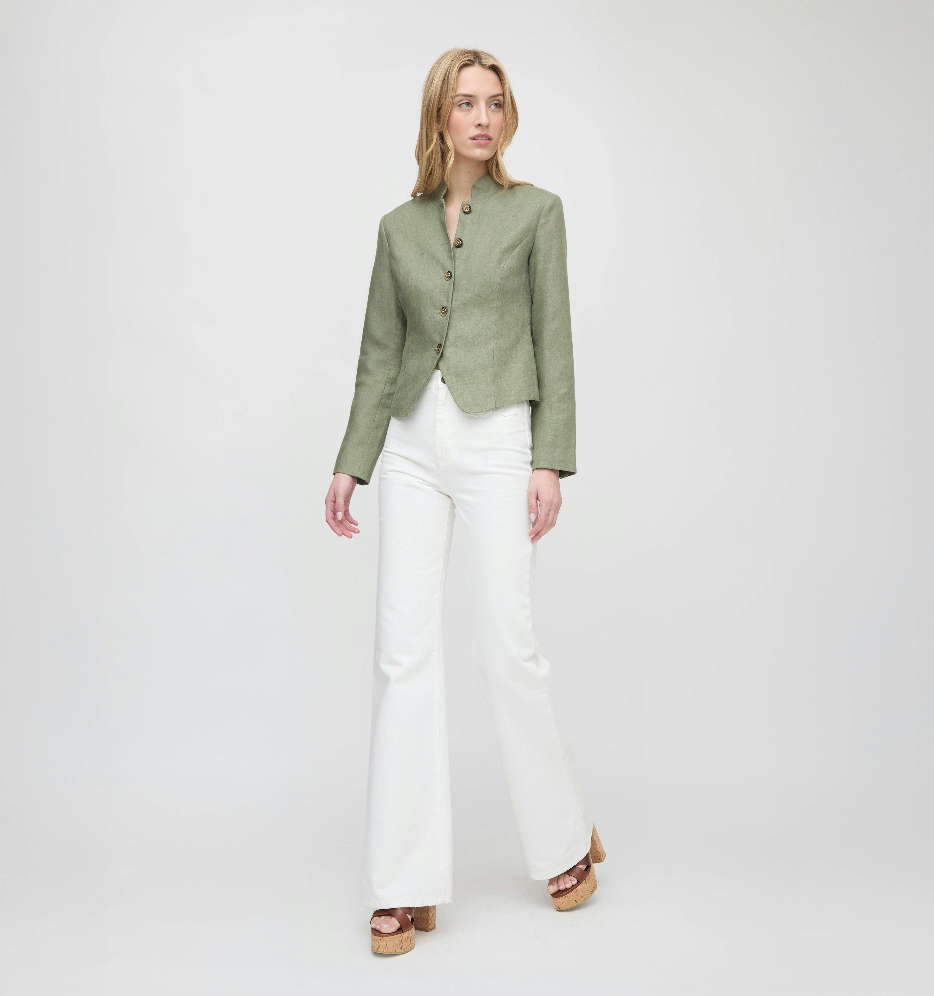 The Valerie Jacket - Olive