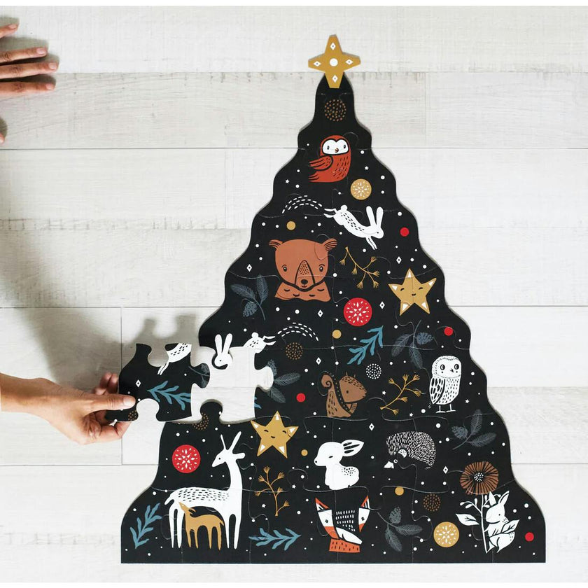 CHRISTMAS TREE FLOOR PUZZLE