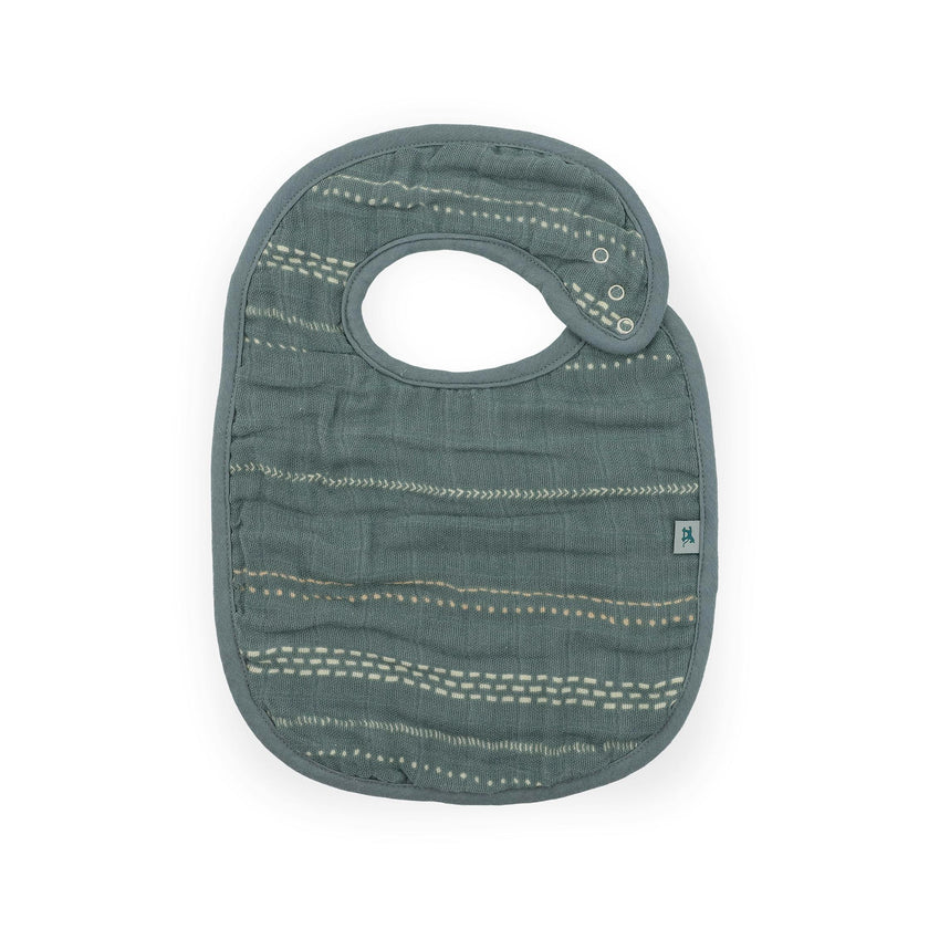 Organic Cotton Muslin Classic Bib 3 Pack - Animal Crackers