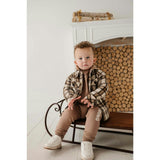 Hooded Shacket Pink Plaid