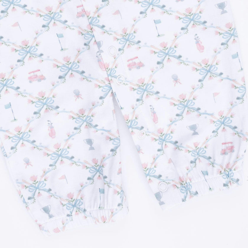 Golf Trellis Pink - Convertible Gown