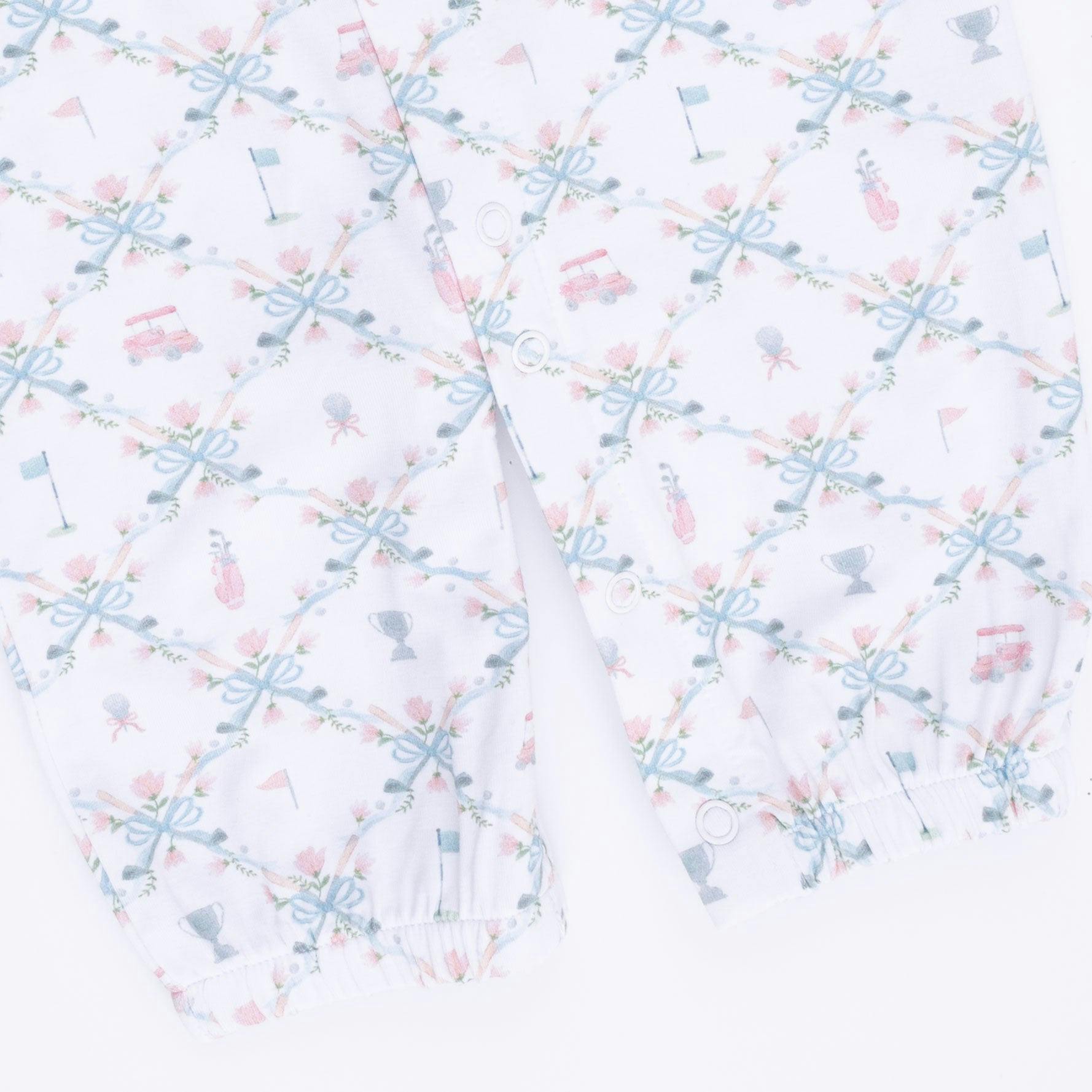 Golf Trellis Pink - Convertible Gown