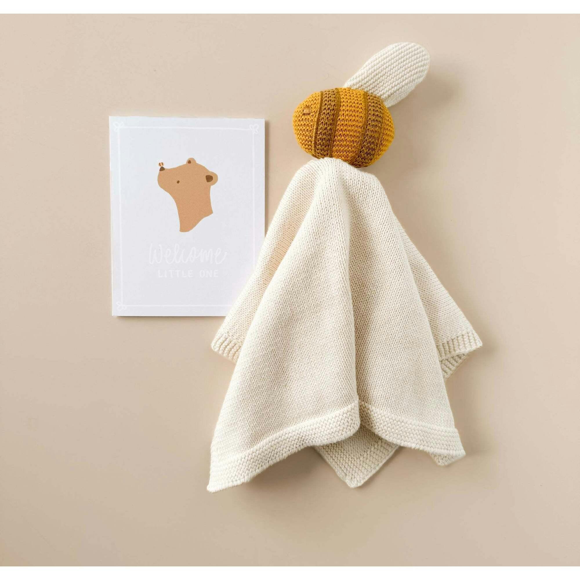 Organic Cotton Bee Lovey