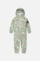 Rain One-Piece In Polyurethane Green Print