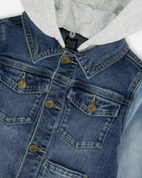 Jacket With Removable French Terry Hood