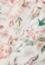 Veronica Embroidery Mini Dress
