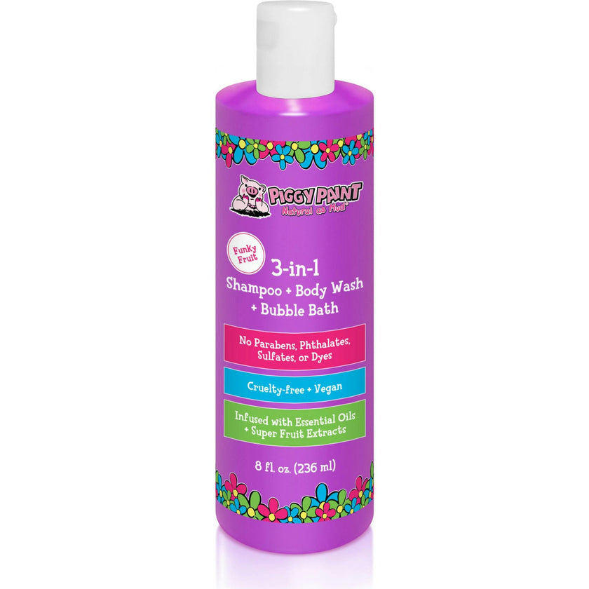 3-in-1 Shampoo + Body Wash + Bubble Bath