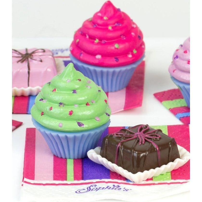 Sophia’s 12-Piece Cupcakes & Petit Fours Dessert Set for 18" Dolls, Multi