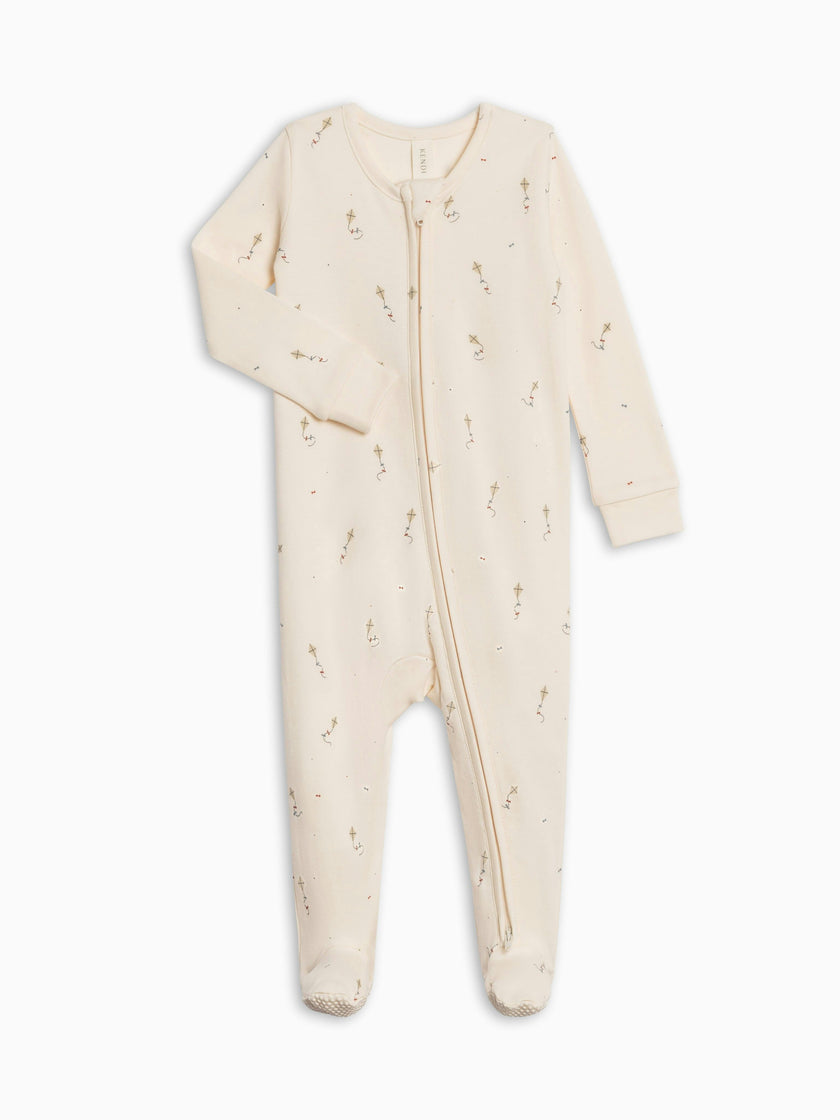Peyton Zipper Sleeper - Kite / Dune + Barn