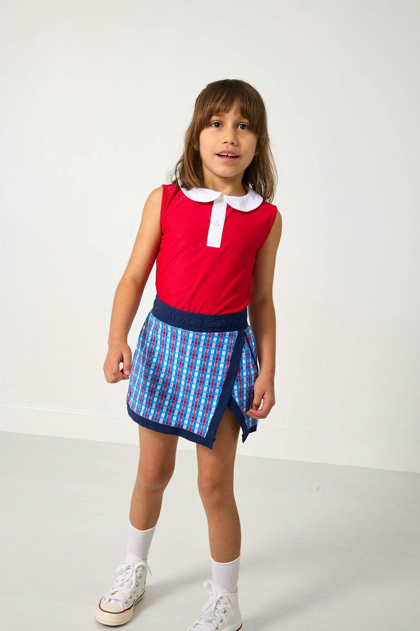 red/white girly girl tank