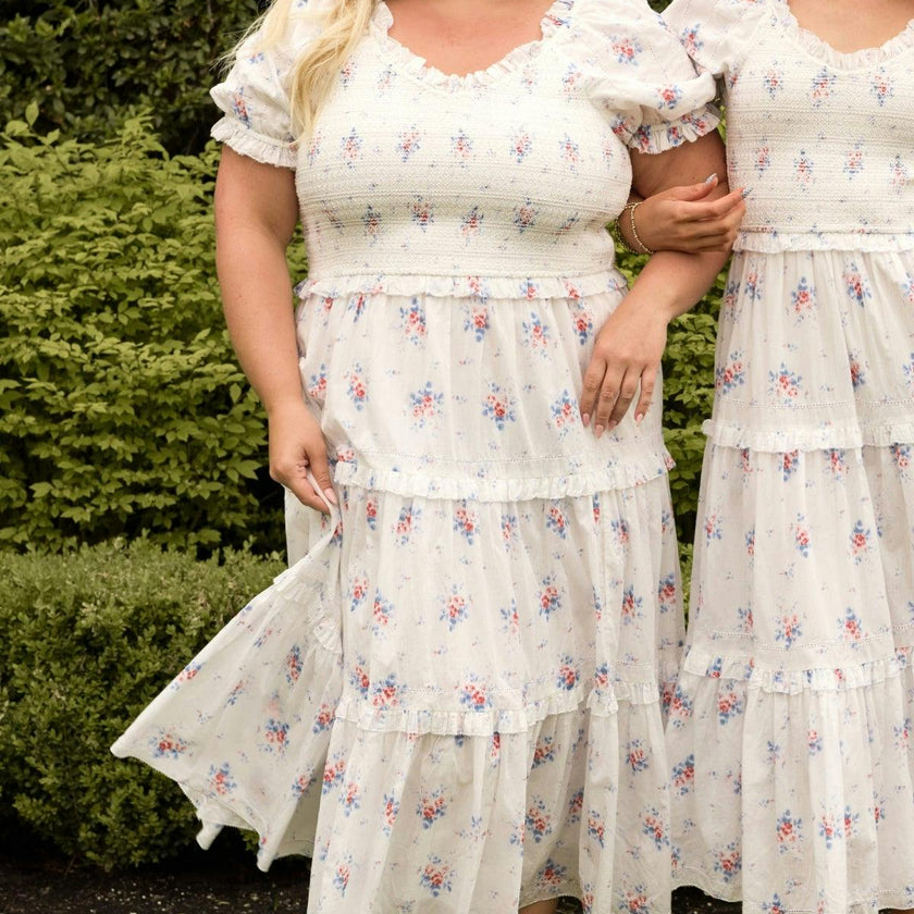 Emily Dress in Heritage Soft Ditsy Floral