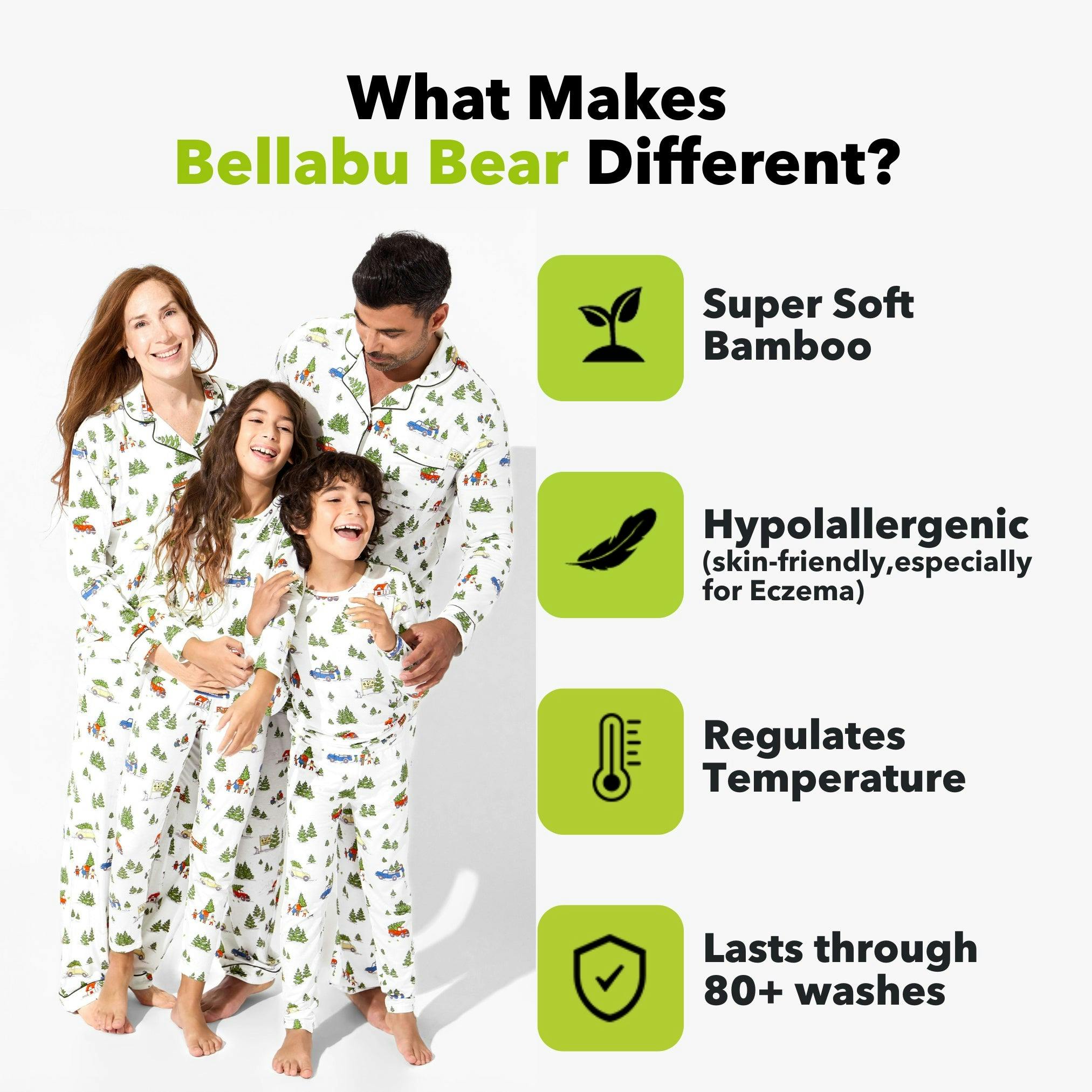 Christmas Tree Farm Bamboo Kids Pajamas