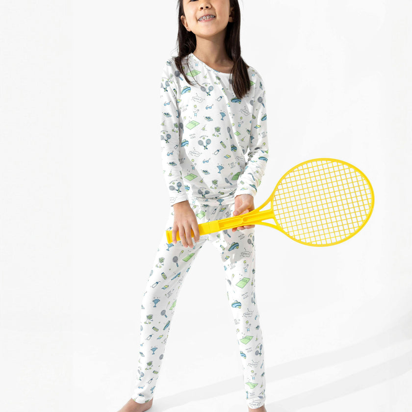 Tennis Bamboo Kids Pajamas