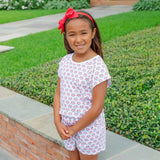 Emery Girls' Short Set - Stars, Stripes and Bows