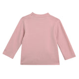 Pink Knit Long Sleeve Tee