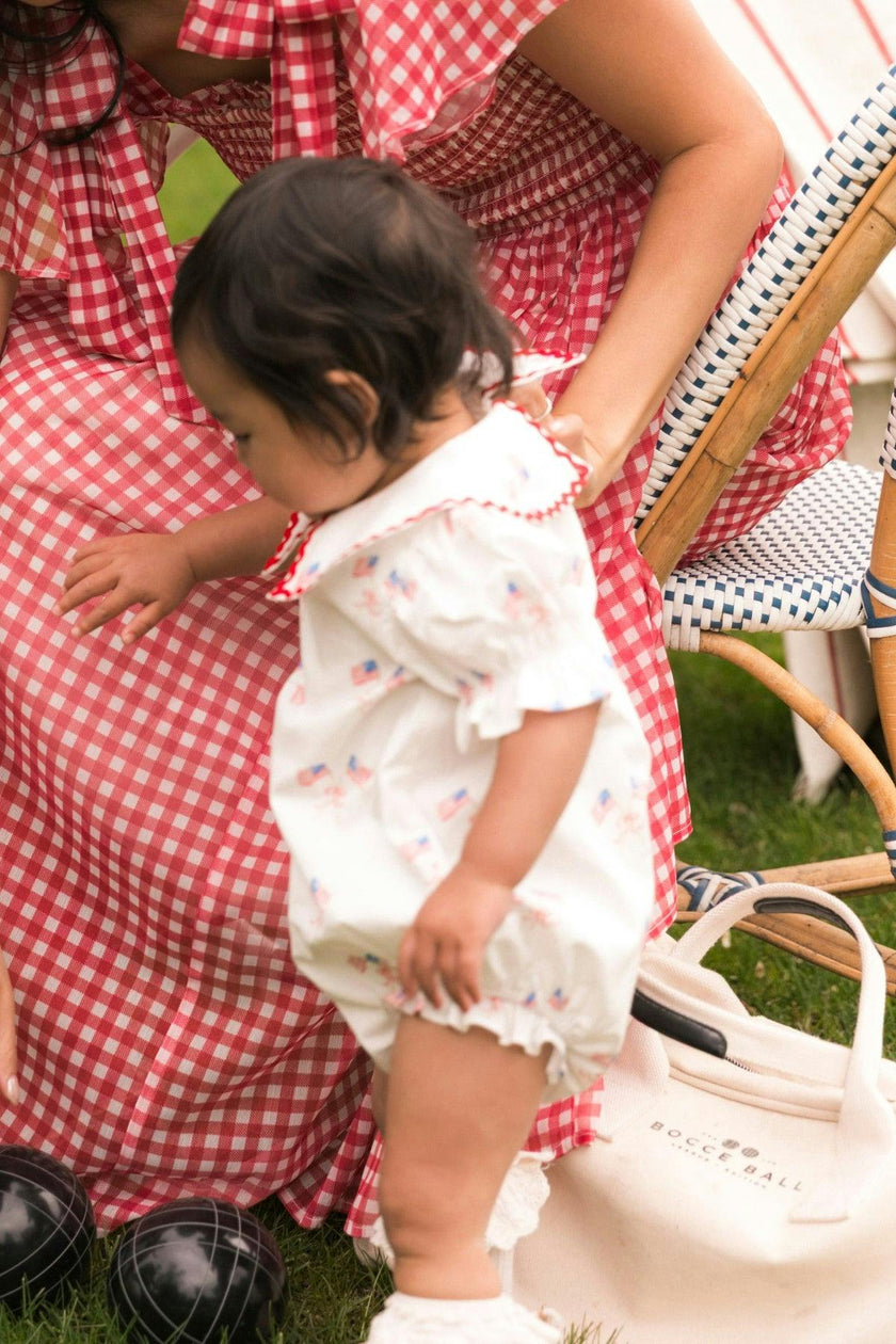 Baby Maisy Romper in Star Spangled