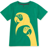 Macaw Party Graphic Tee, Green