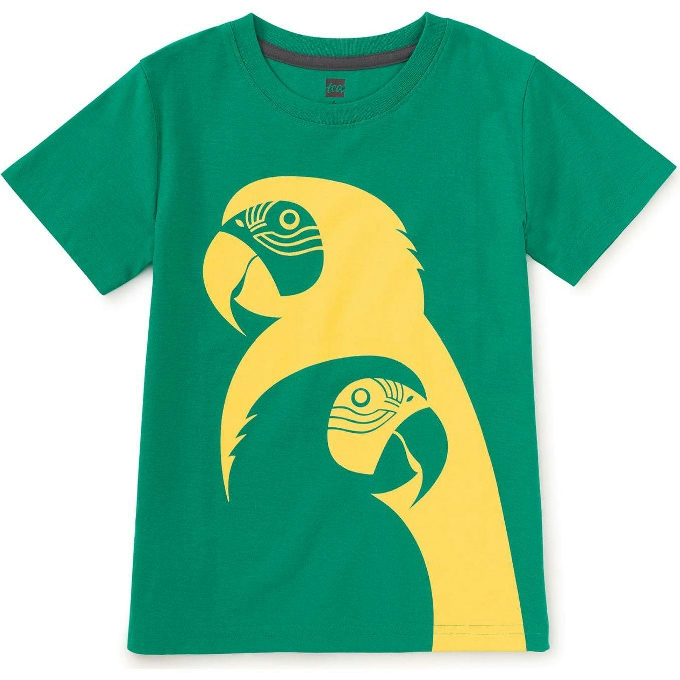 Macaw Party Graphic Tee, Green