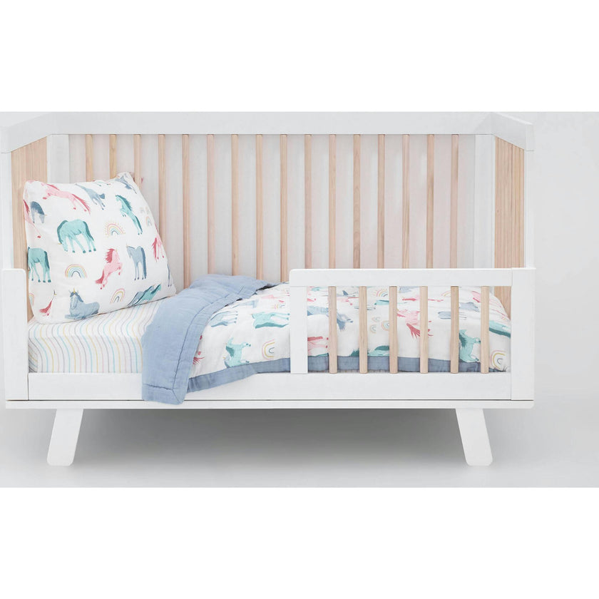 Cotton Muslin Toddler Comforter - Unicorns