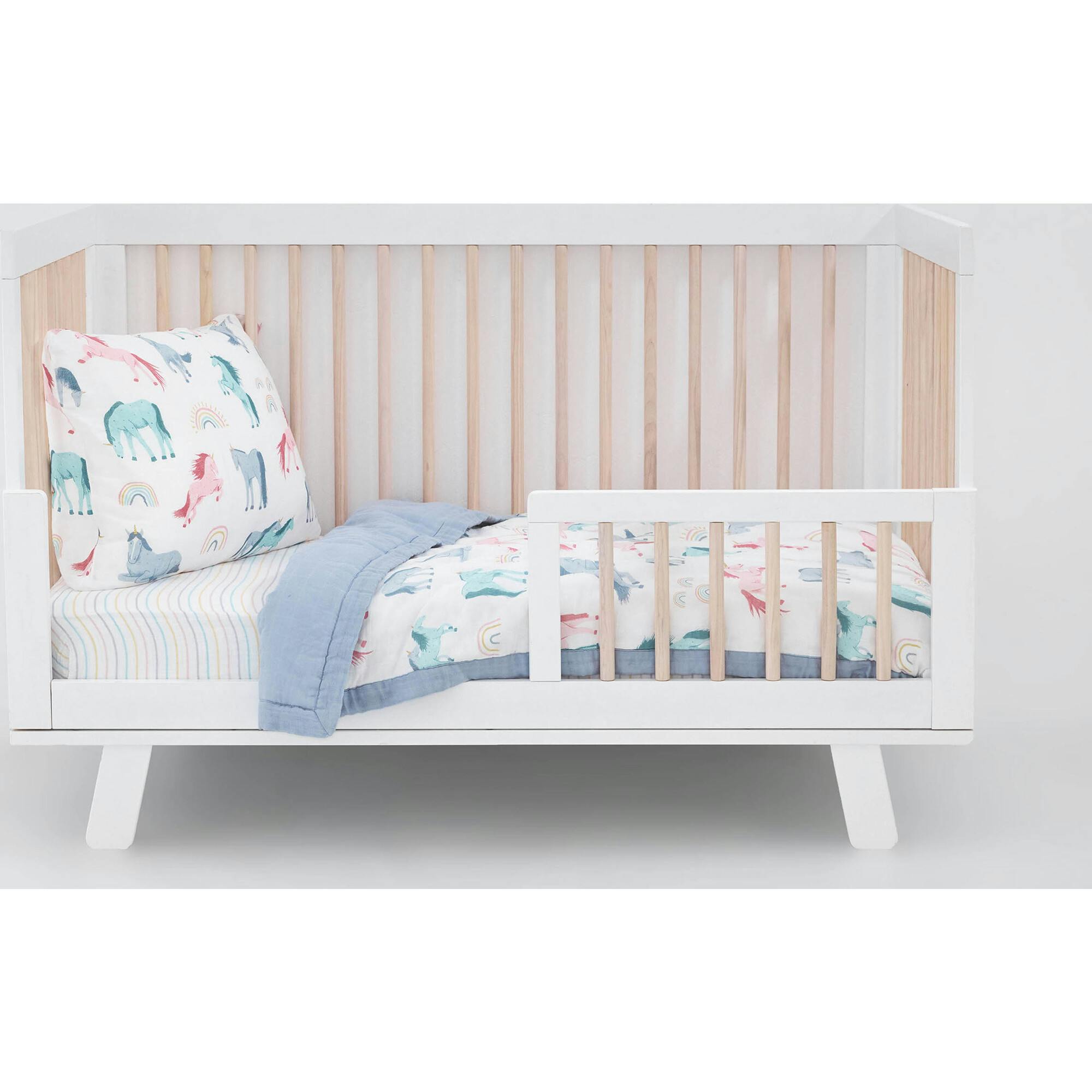 Cotton Muslin Toddler Comforter - Unicorns