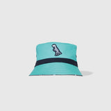 Reversible Glow-in-the-Dark Bucket Hat – Dino Skeleton Bones
