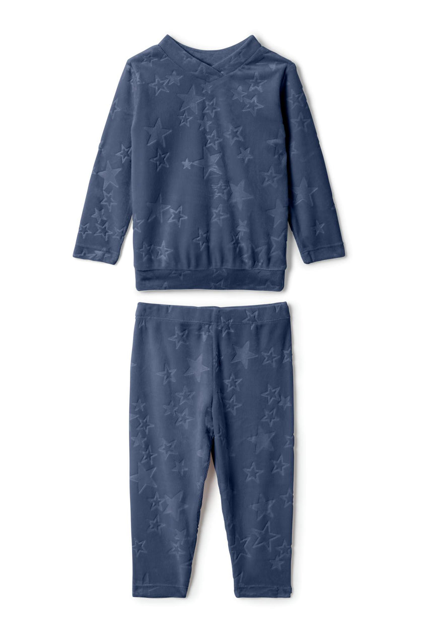Embossed stars 2PC Set