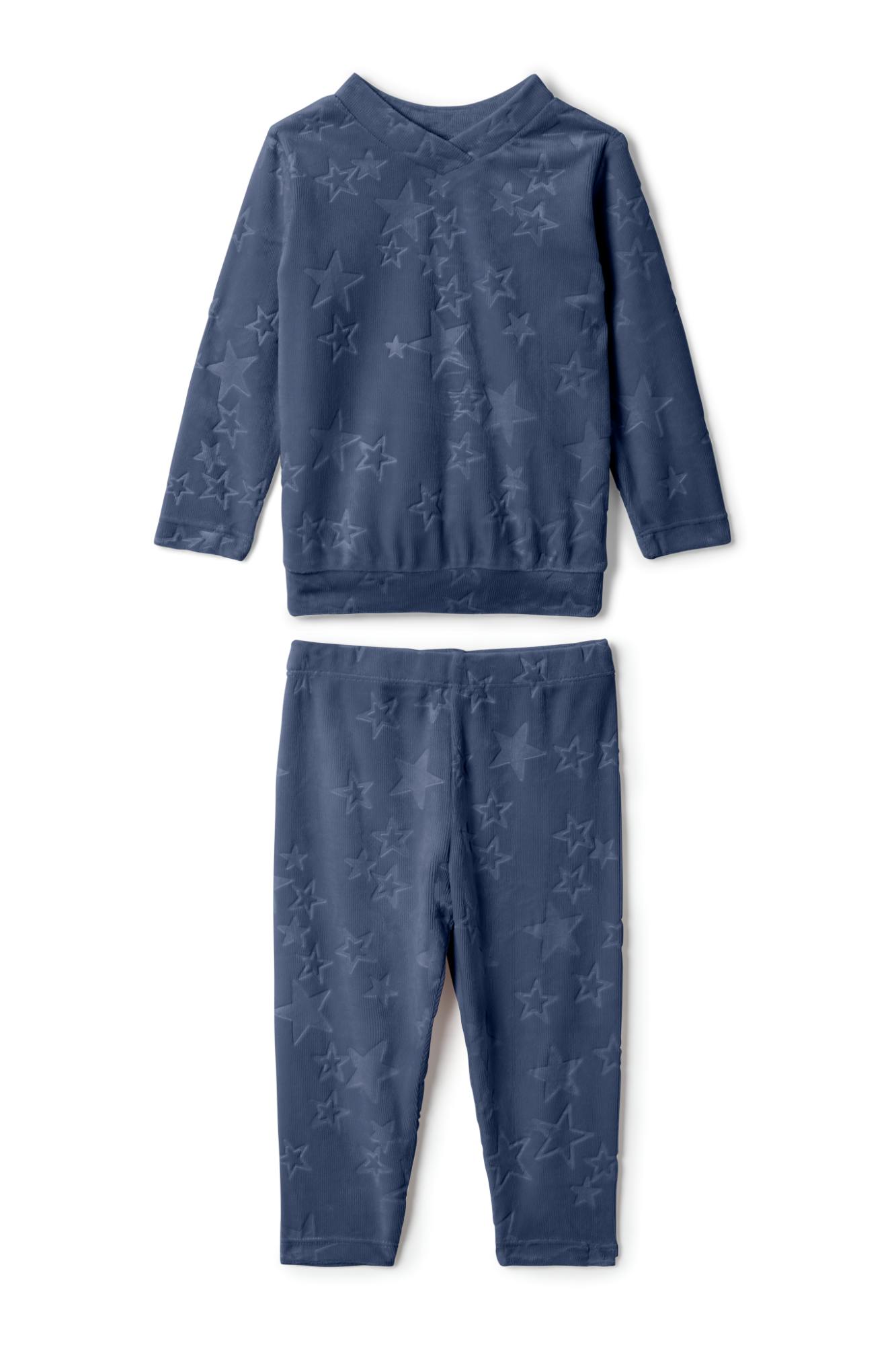 Embossed stars 2PC Set