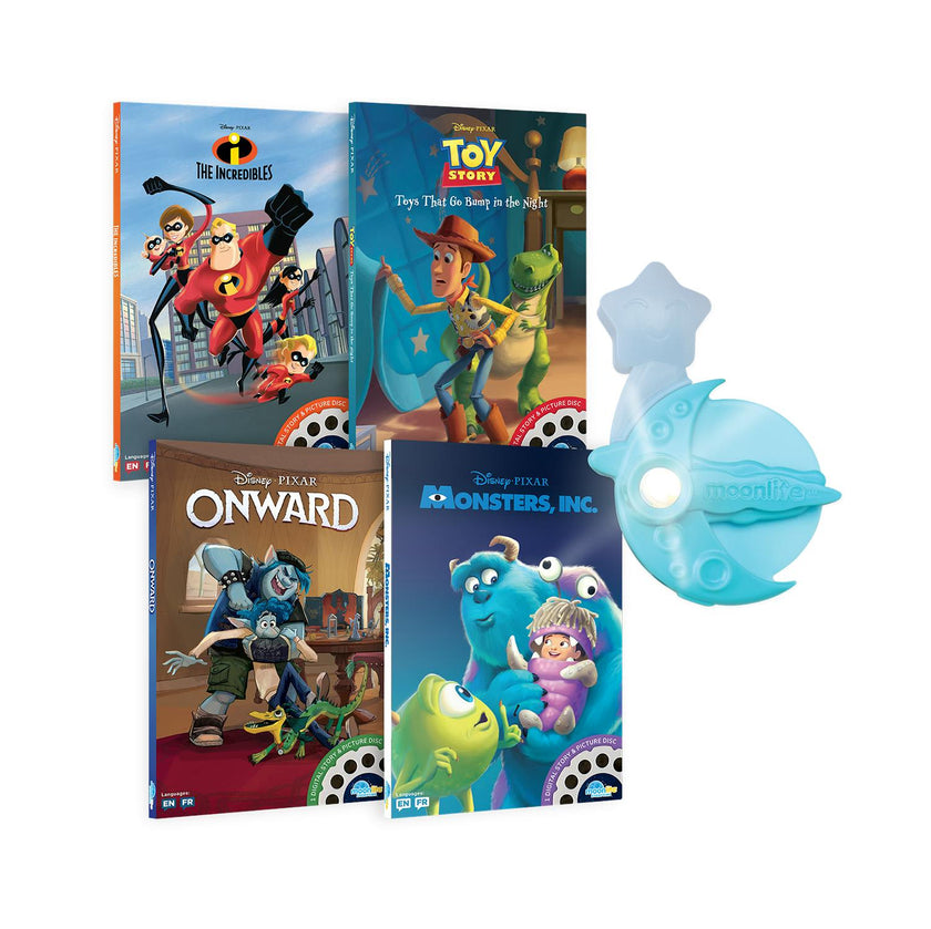 Disney Pixar 4-Story Collection with Projector