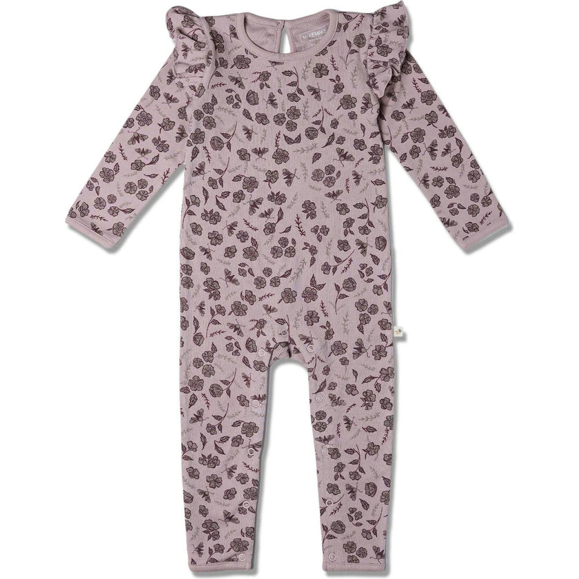 Organic Ruffle Full Sleeve Romper
