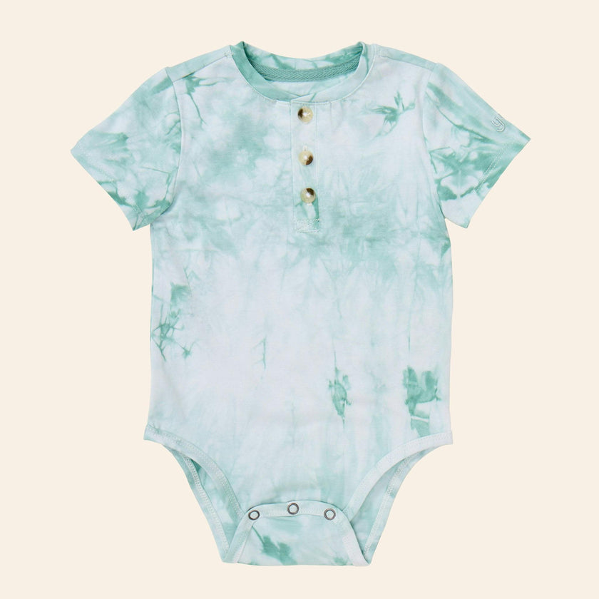 Tie Dye Henley Onesie