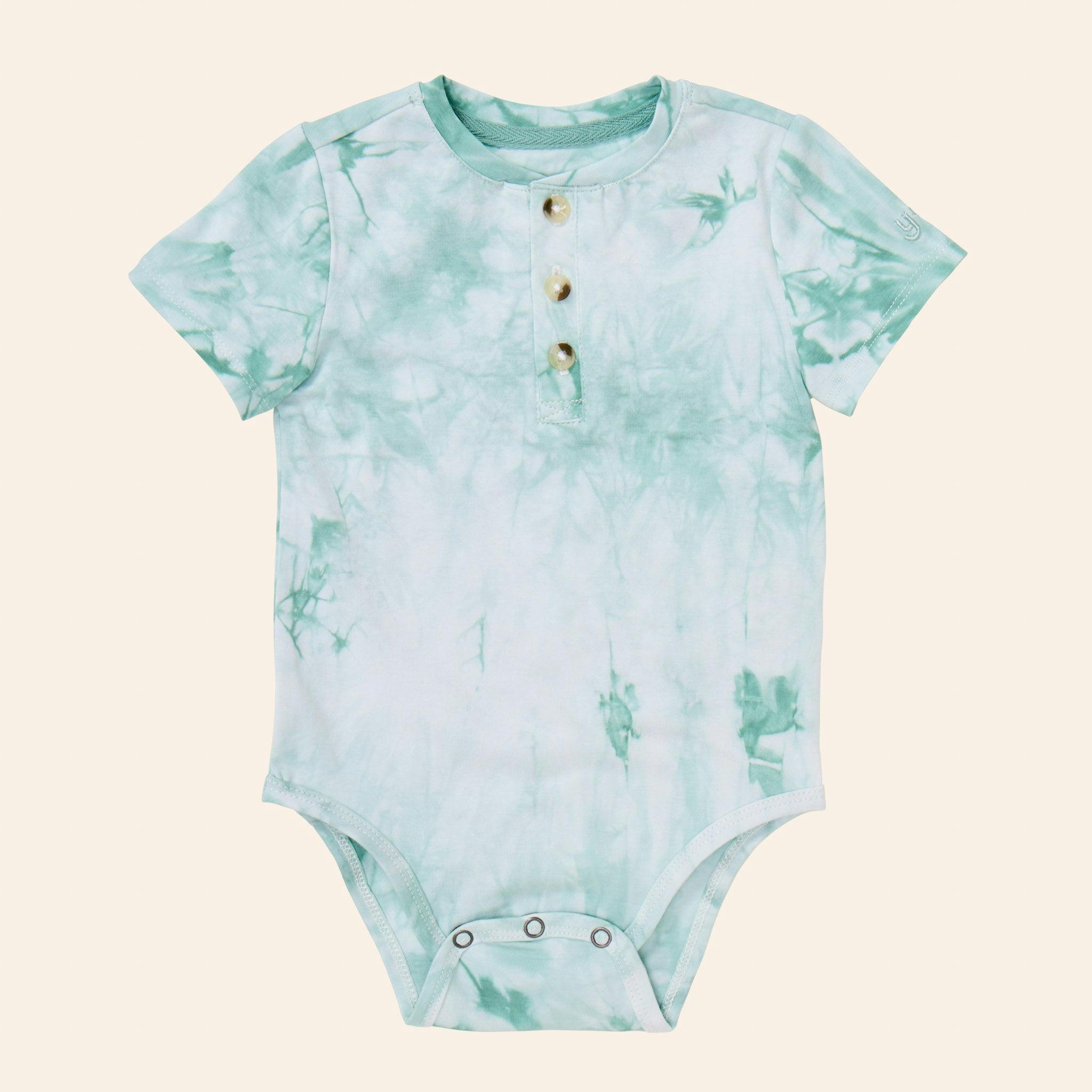 Tie Dye Henley Onesie