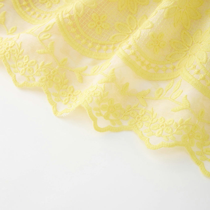 Kaia Lace Embroidered Maxi Dress