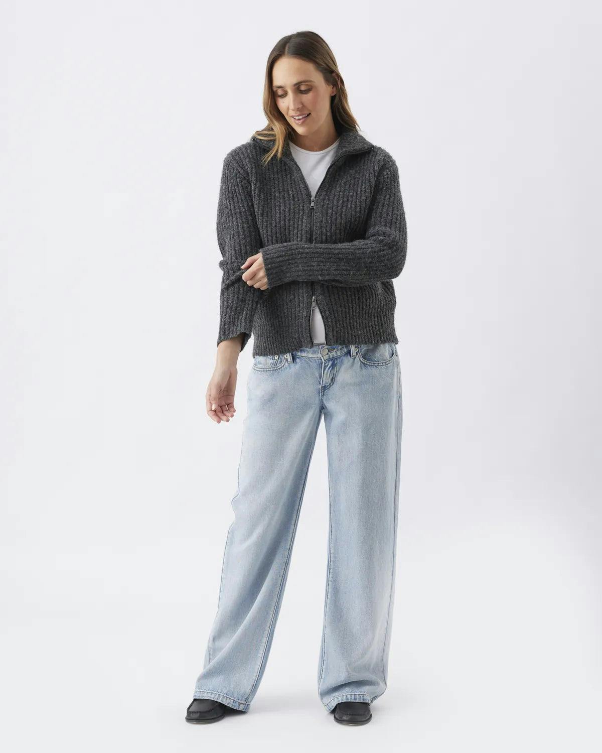 Billie Elastic Waist Jean Light Wash