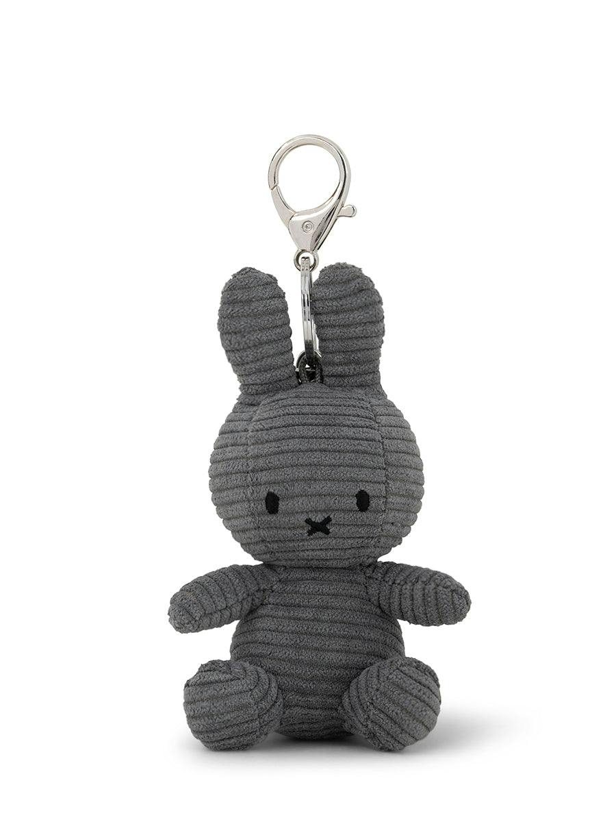 Miffy Keychain ECO Corduroy Grey - 4