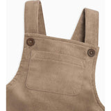 KENDI Remi Corduroy Overalls Taupe