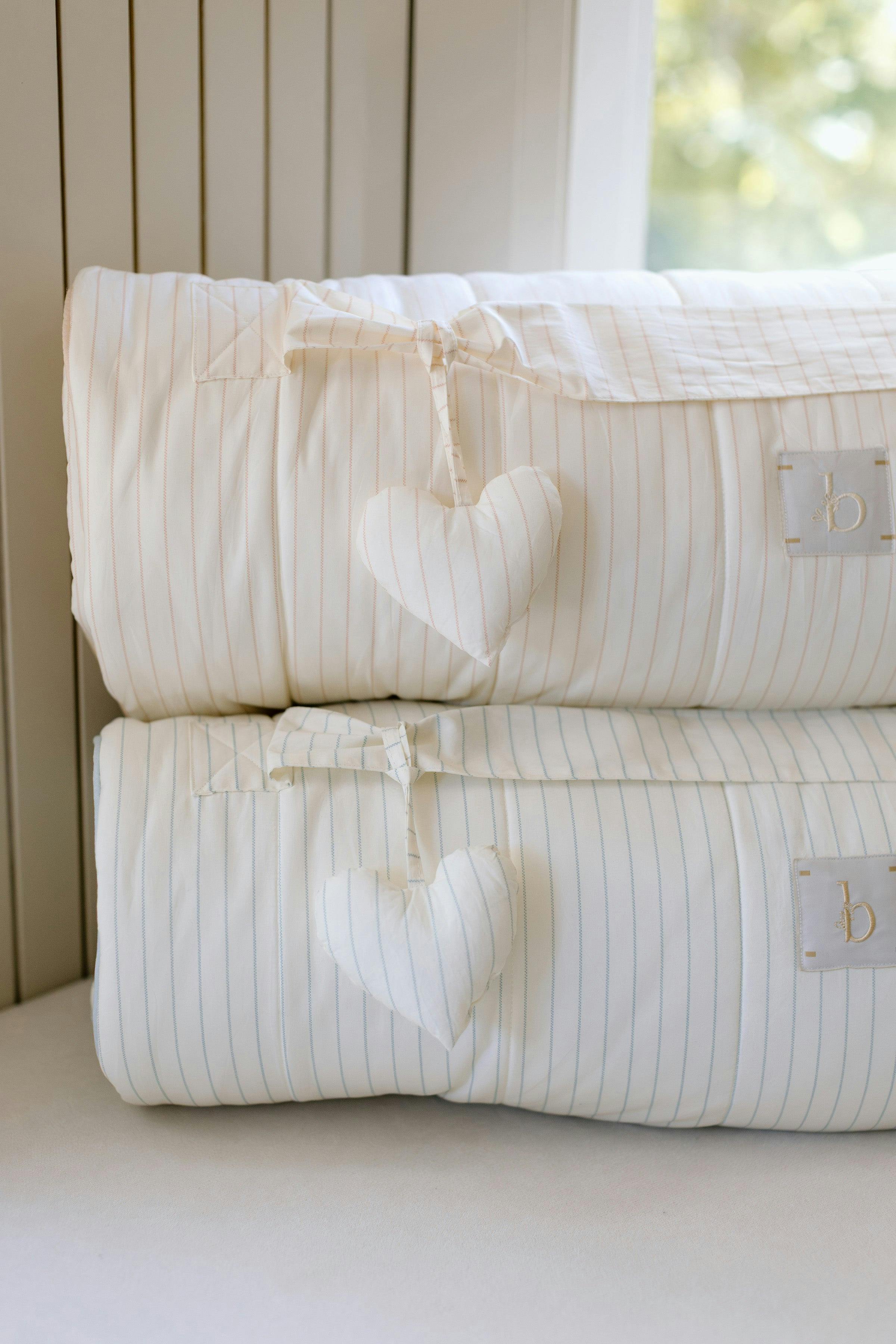 [NEW] XL Organic Nap Mat- Pink Stripe