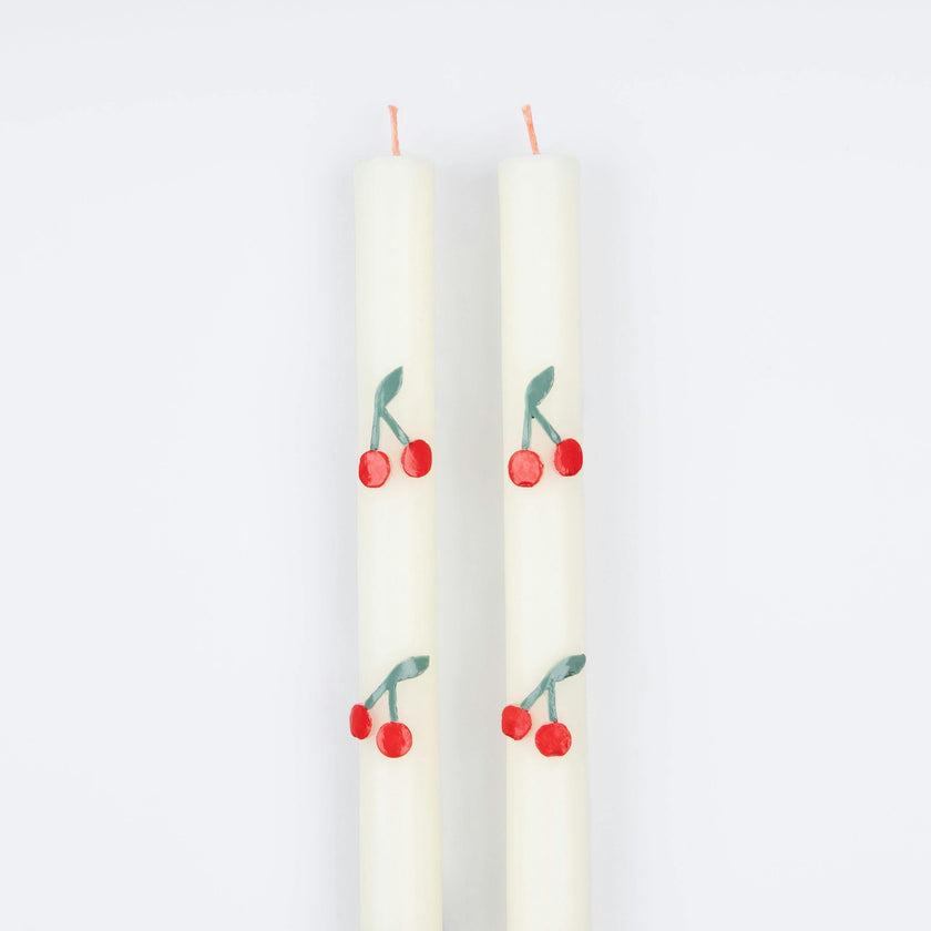 Cherry Table Candles