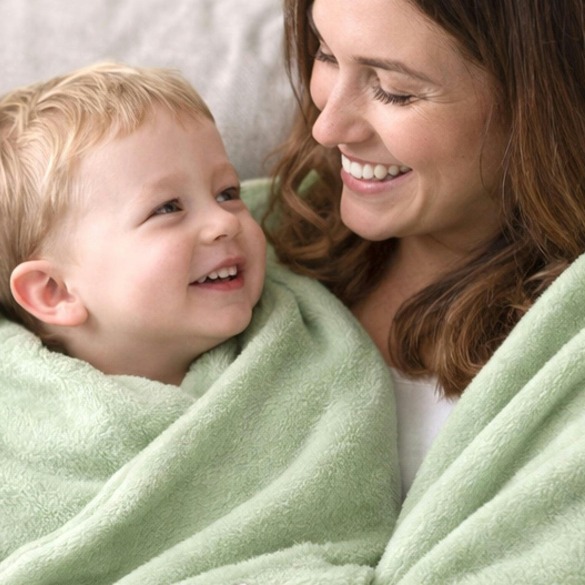 SNUGGLE TIME -  Matching Lennox Blankets for Mom, Baby and Plush Toy