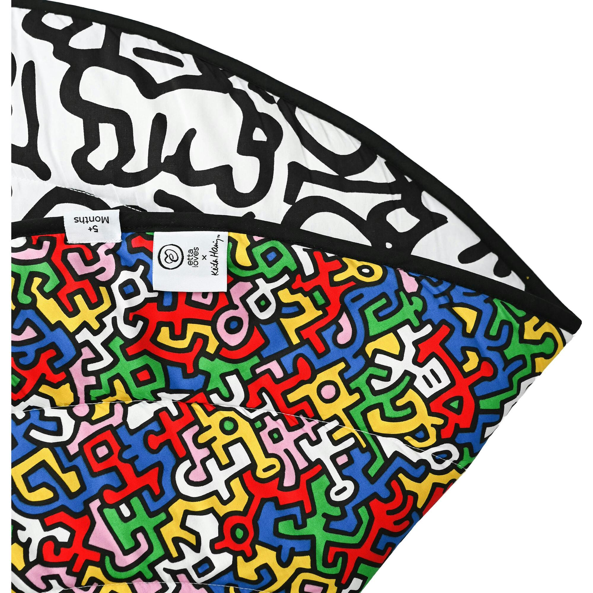 Etta Loves X Keith Haring Reversible Round Playmat
