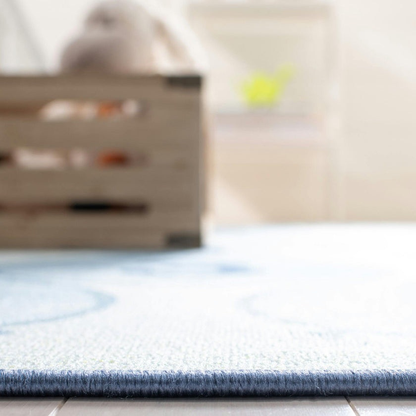 Kids Playhouse Ariel Rug, Blue