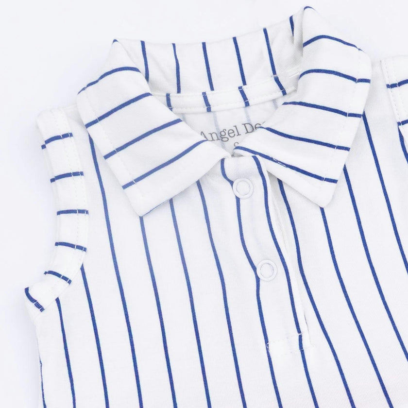 Baseball Stripe - Polo Tennis Dress