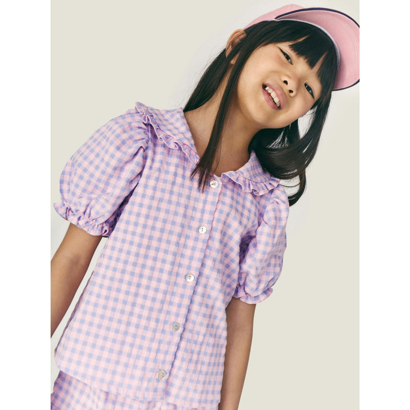 Mipounet SS26 Olie, Blouse Lilac Pink