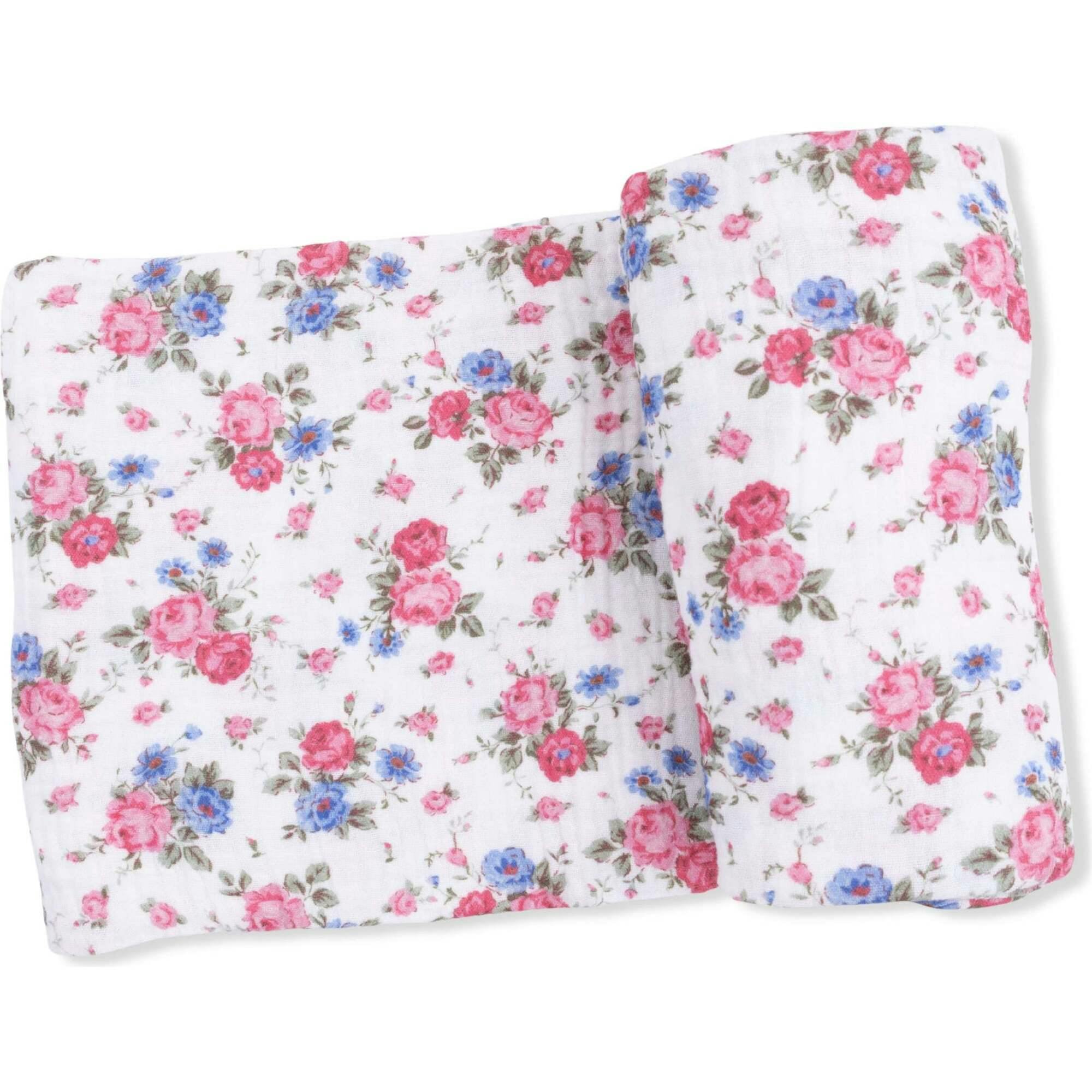 Cabbage Roses - Swaddle Blanket