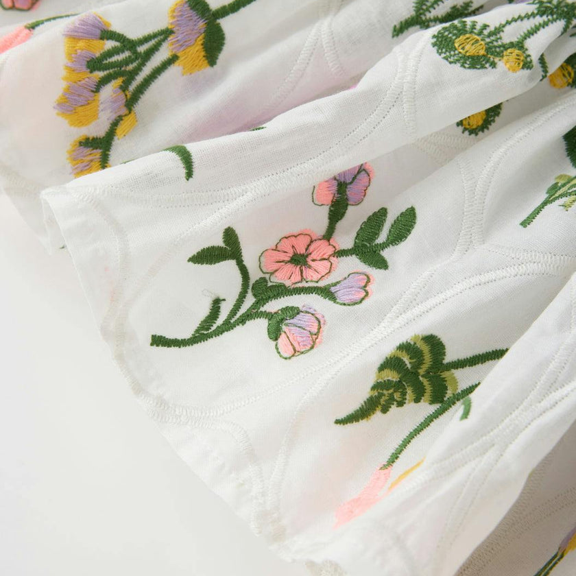 Emely Embroidered Mini Dress