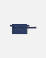 Double Pencil Case Blue and Beige Gradient
