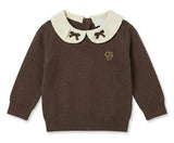 Peter Pan Collar Knit Sweater