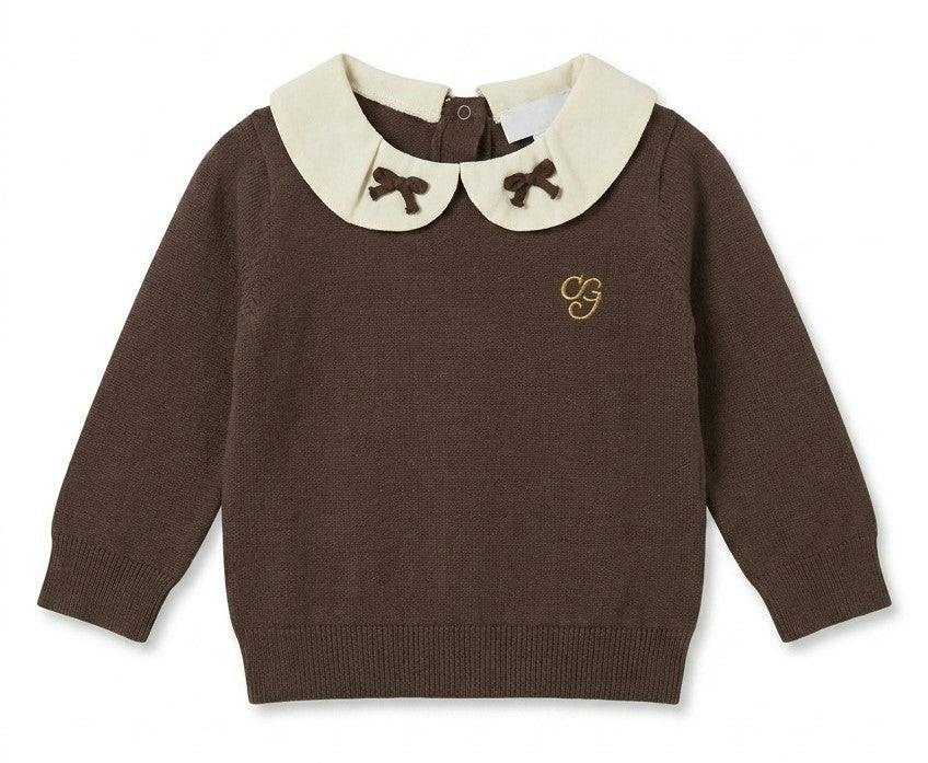 Peter Pan Collar Knit Sweater